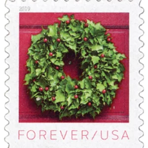 Holiday Wreaths Forever Stamps